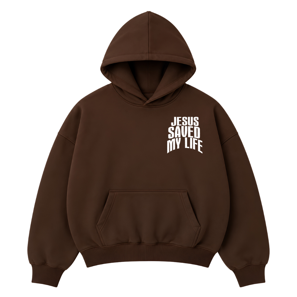 Jesus Saved My Life — Oversized Hoodie