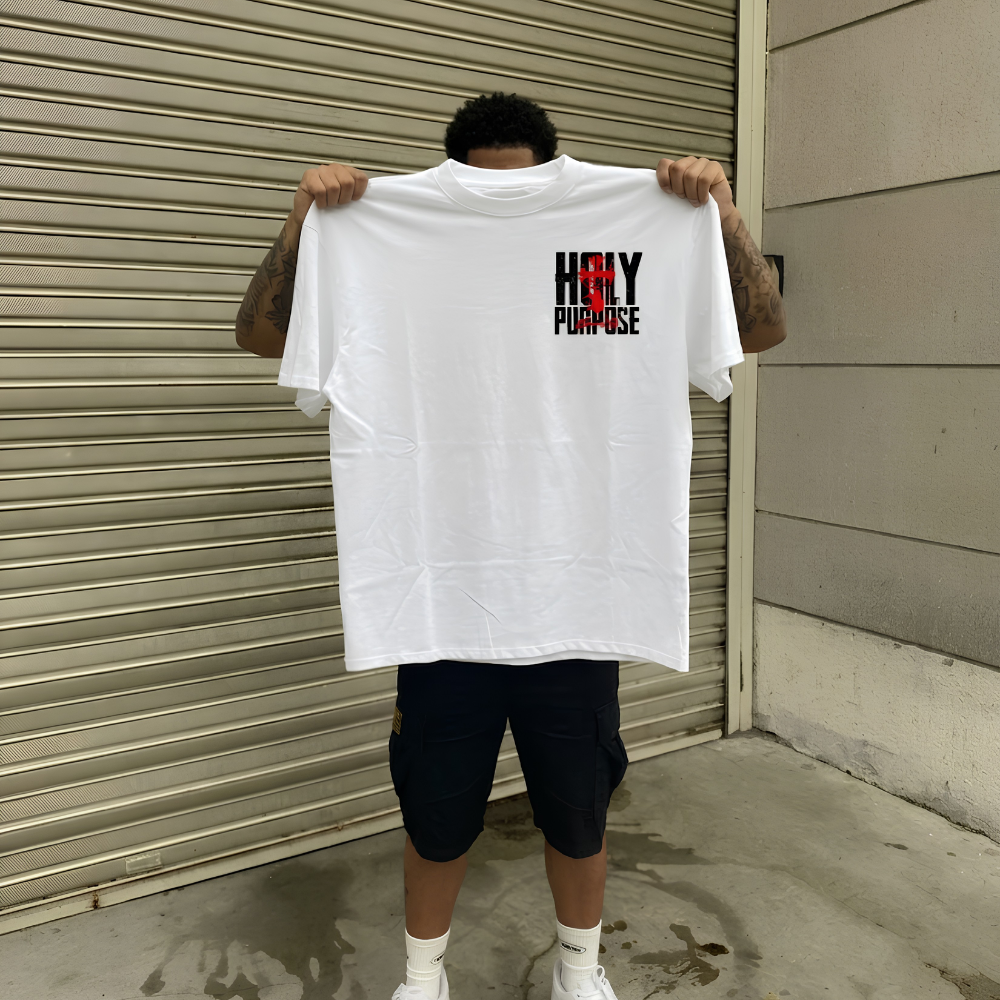 Holy Purpose White T-Shirt