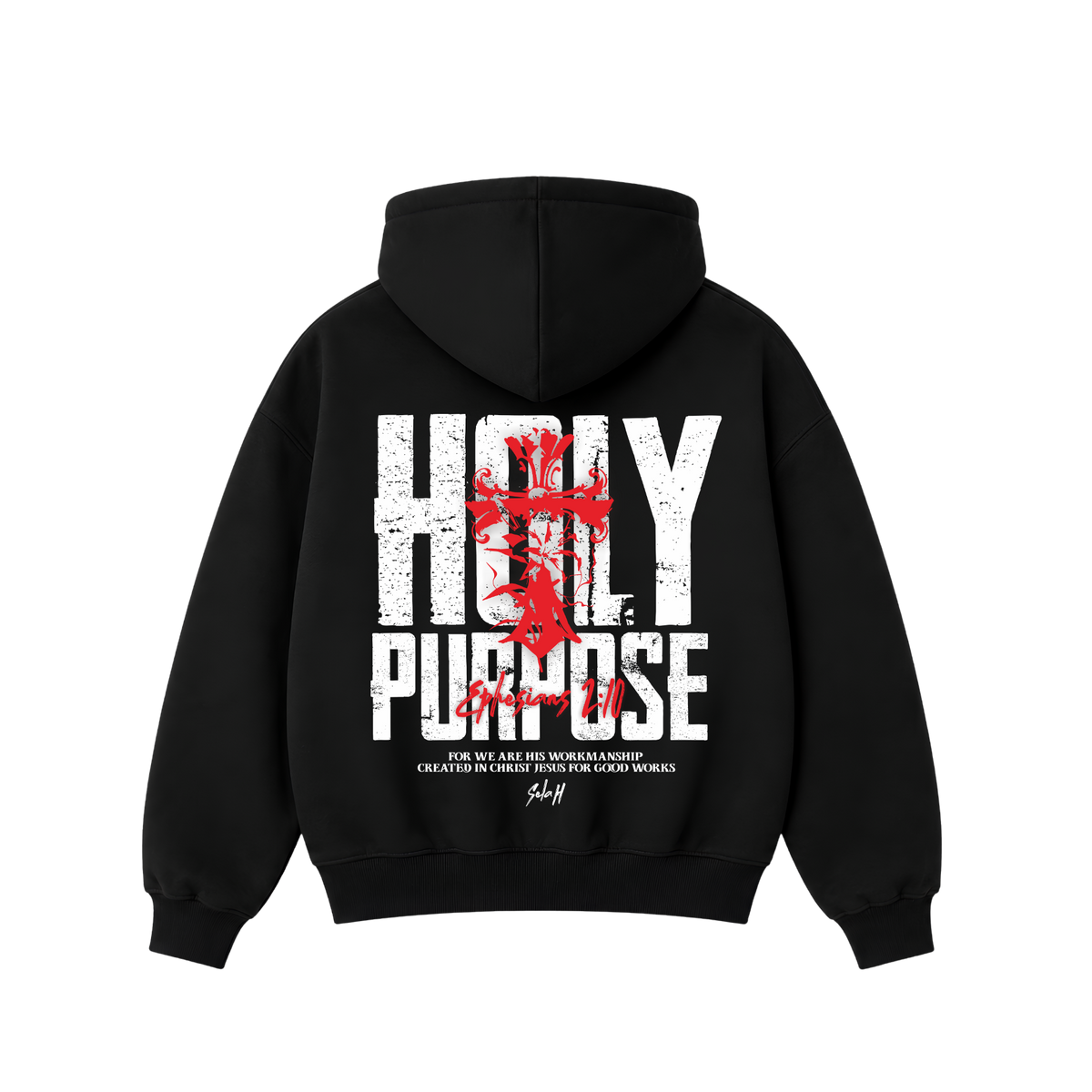 Holy Purpose — Oversized Zip Hoodie