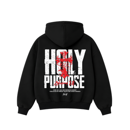 Holy Purpose — Oversized Zip Hoodie