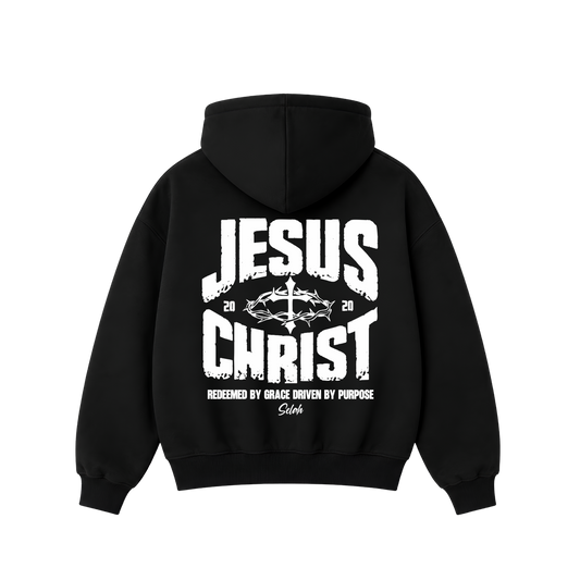 Hoodie Jesus Christ Black — Oversized Hoodie