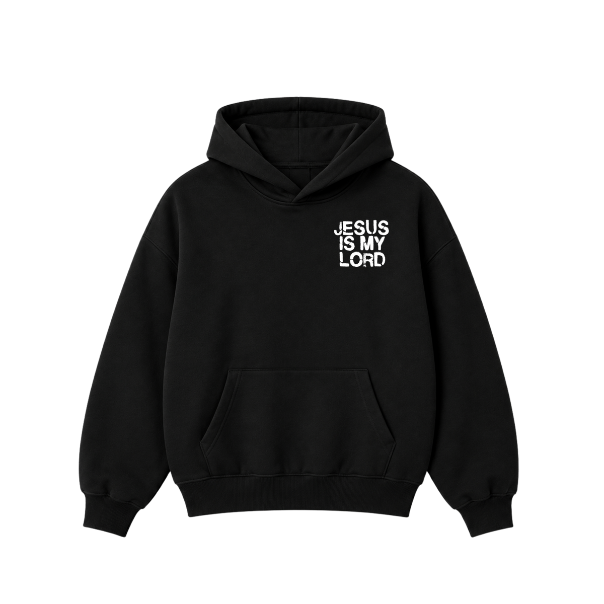 Hoodie Jesus Is My Lord Black — Oversized Hoodie