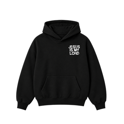 Hoodie Jesus Is My Lord Black — Oversized Hoodie