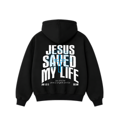 Hoodie Jesus Saved My Life — Oversized Hoodie