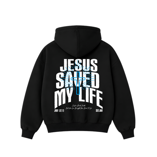 Hoodie Jesus Saved My Life — Oversized Hoodie