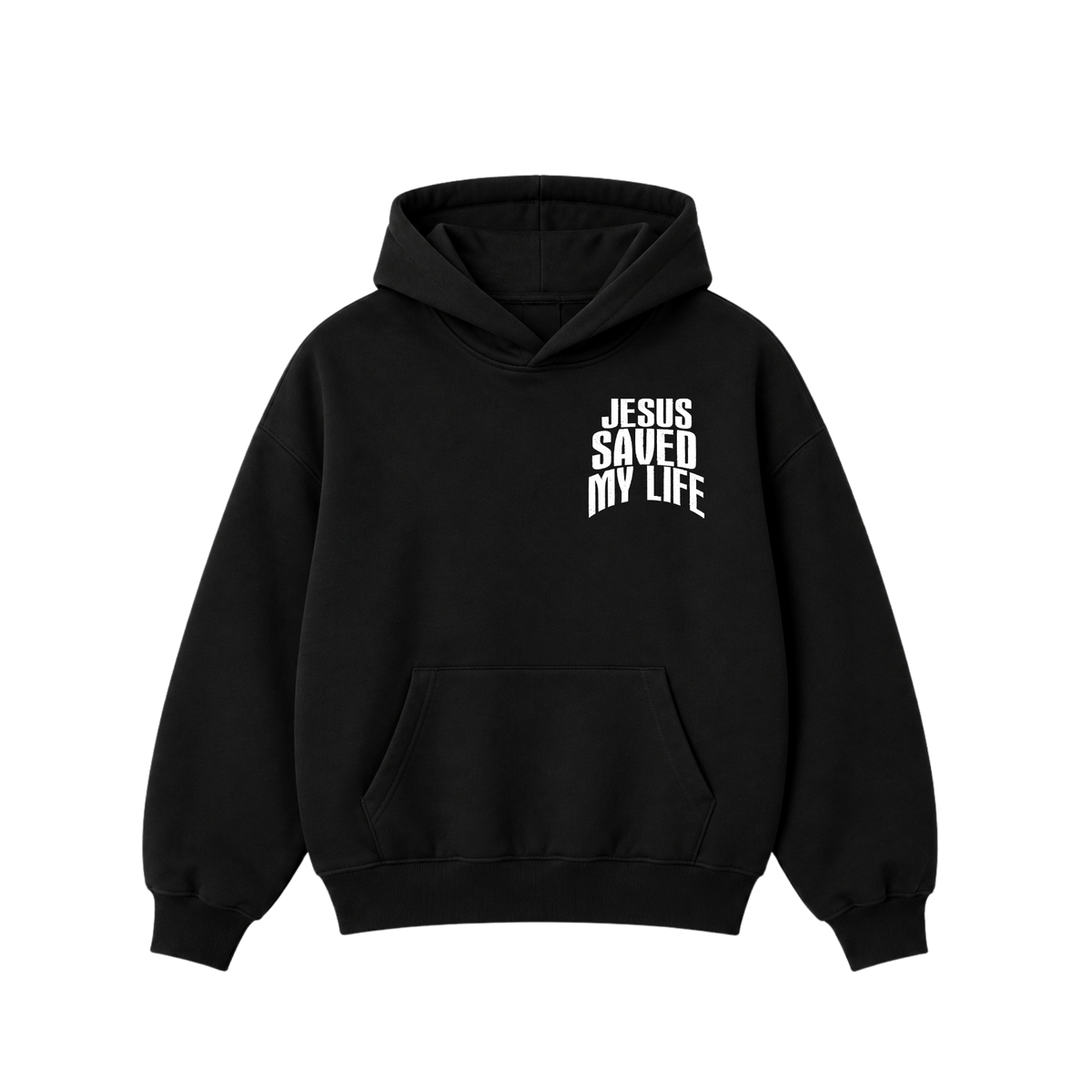 Hoodie Jesus Saved My Life — Oversized Hoodie