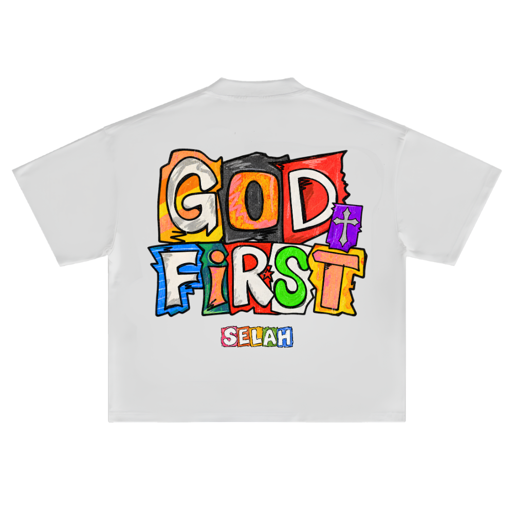 God First White T-Shirt