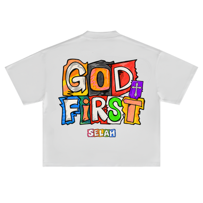 God First White T-Shirt