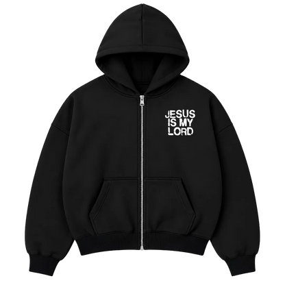 Jesus Is My Lord — Oversized Zip Hoodie