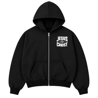 Jesus Christ — Oversized Zip Hoodie