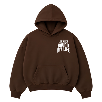 Jesus Saved My Life — Oversized Hoodie