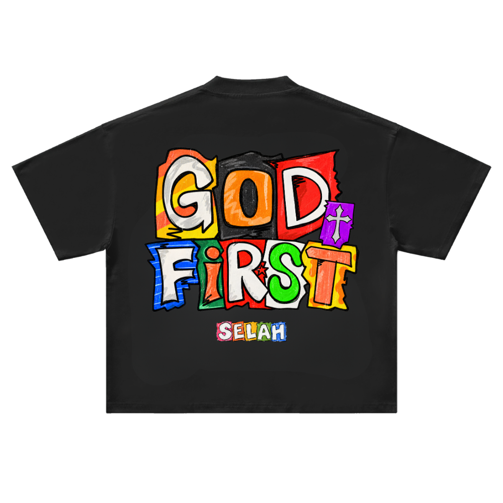 God First Black T-Shirt