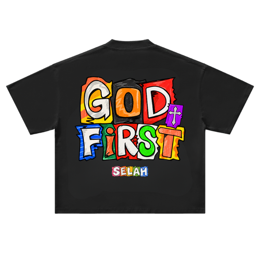 God First Black T-Shirt