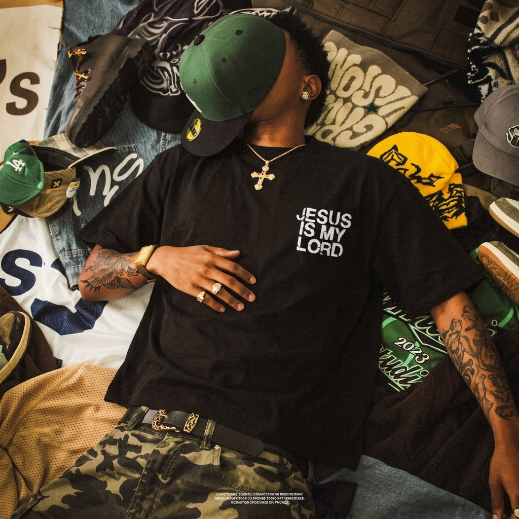 Jesus Is My Lord Black T-Shirt