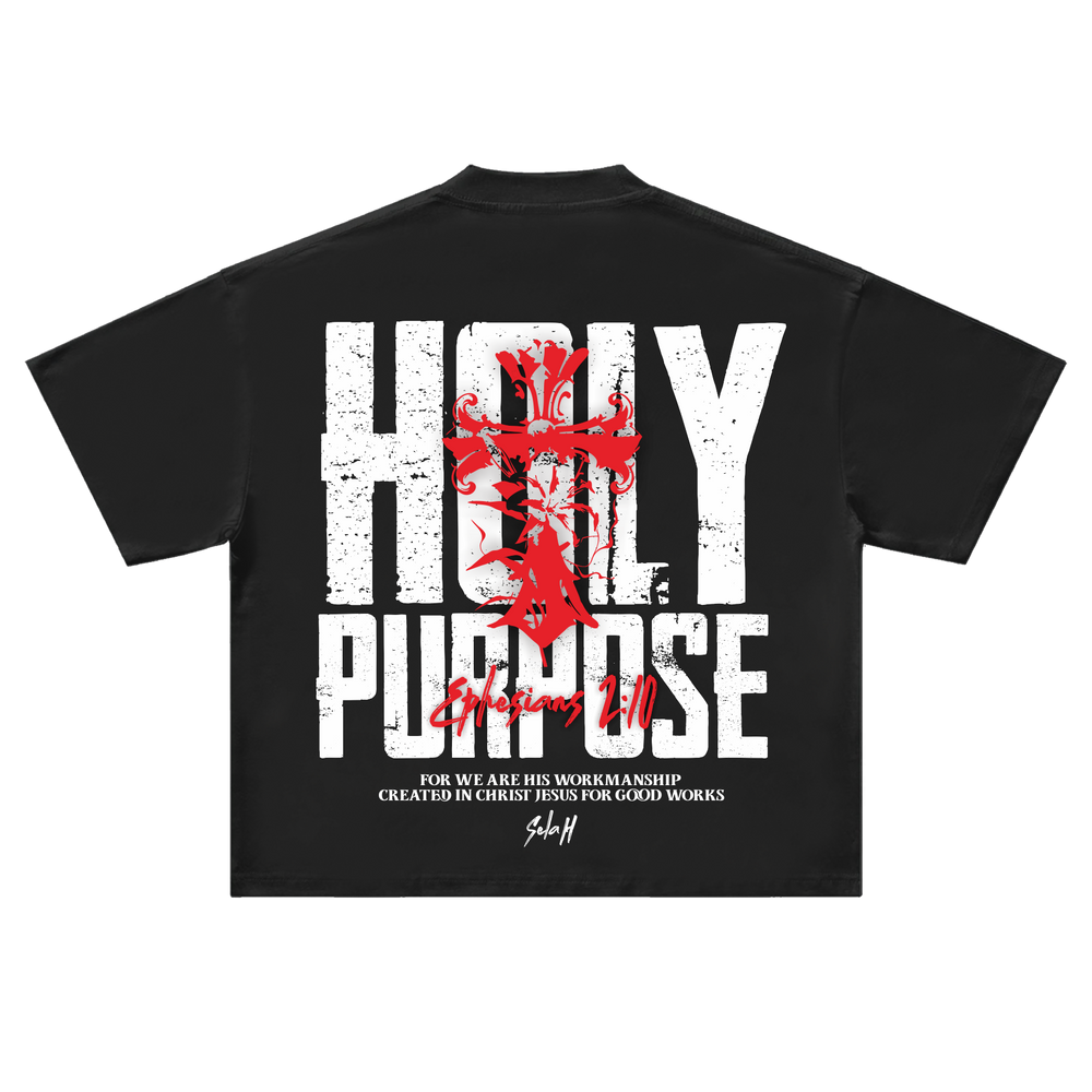 Holy Purpose Black T-Shirt