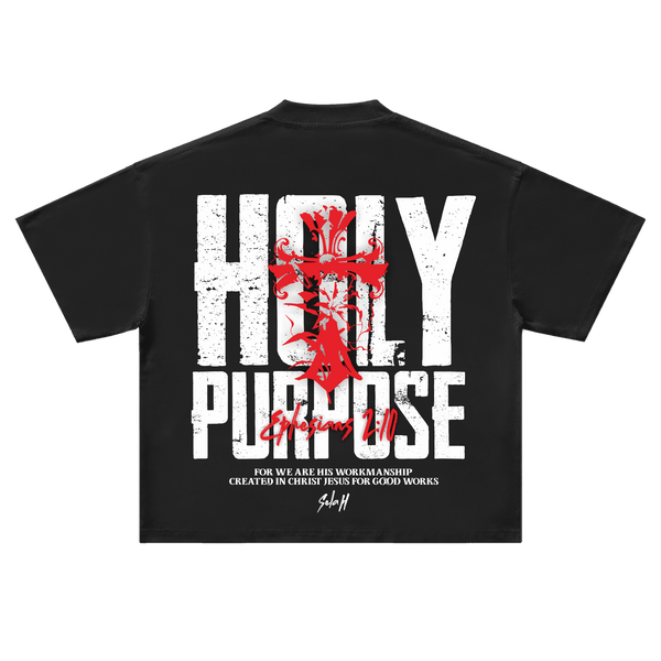Holy Purpose Black T-Shirt