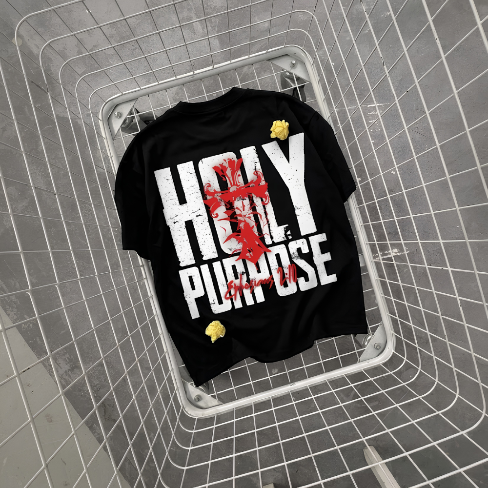 Holy Purpose Black T-Shirt