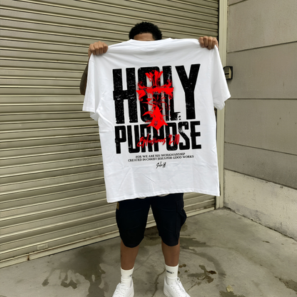 Holy Purpose White T-Shirt